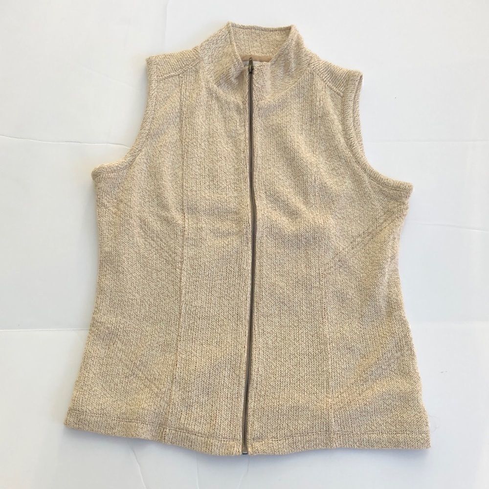 Coldwater Creek Zip Sweater Vest